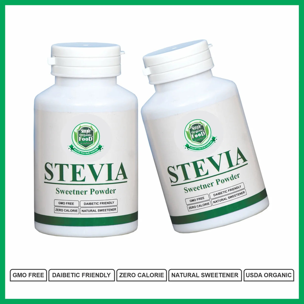 STEVIA (White powder) NATURAL SWEETENER - 100g